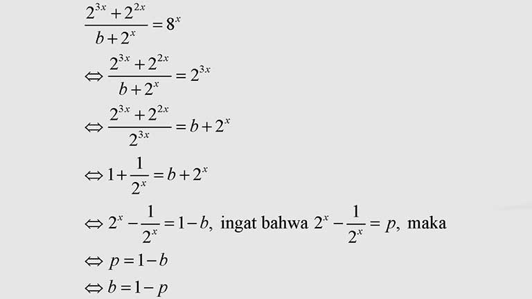 25 Contoh Soal Persamaan Eksponen Dan Jawabannya PDF 2023 - Orangbaik.org